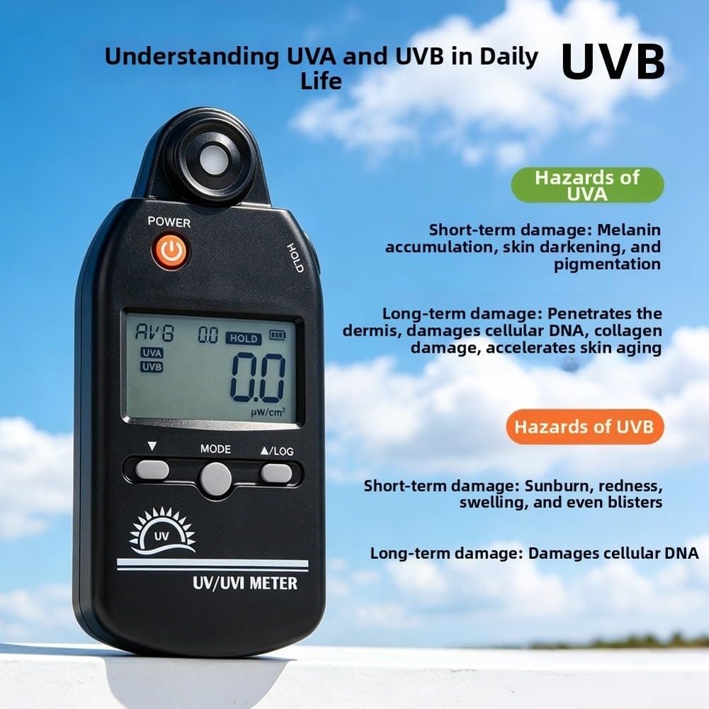 für uvc Strahlungsmessgerät 0-5000μW/cm² LCD Display für uvc