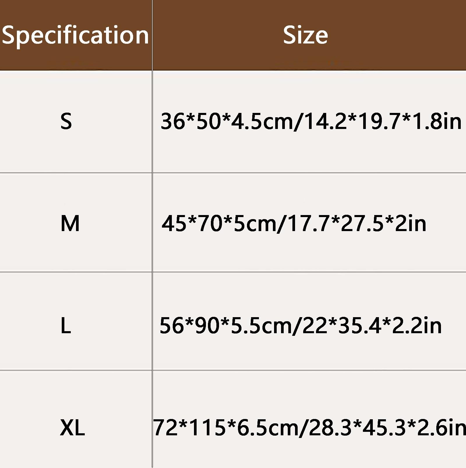 Haustiermatte, Kein Strom erforderlich, weich und bequem, rutschfest waschbar(Brown,Large)