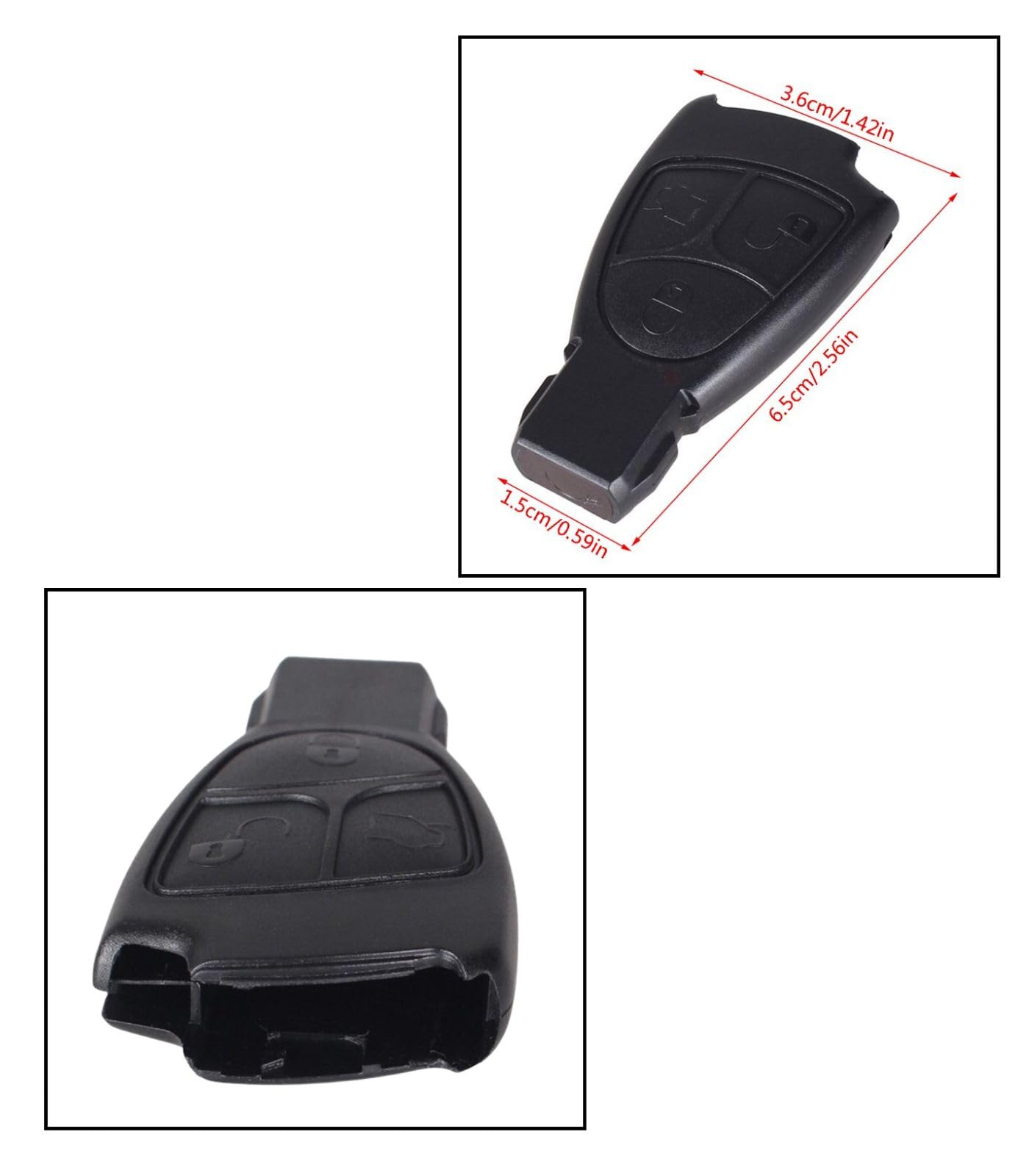 5 stks Vervanging Afstandsbediening Autosleutel Shell