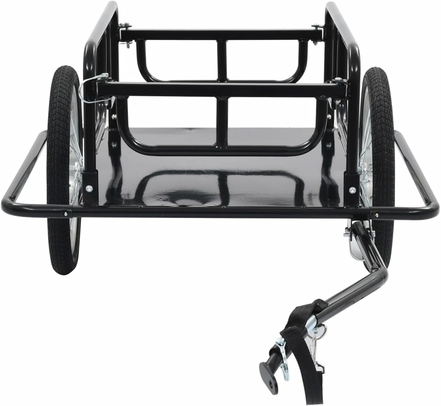 Bike Cargo Trailer 130x73x48.5 cm Steel Black