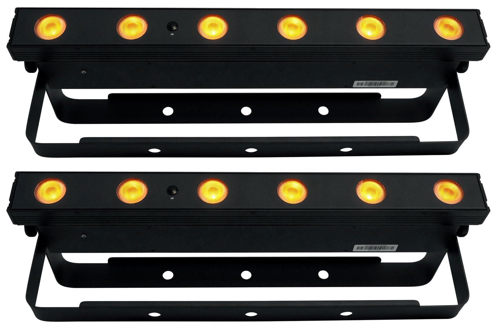 Audiosavings Bundle: (2) Chauvet DJ EZLink Strip Q6BT ILS RGBA Rechargeable Wash Strip Light w/Bluetooth