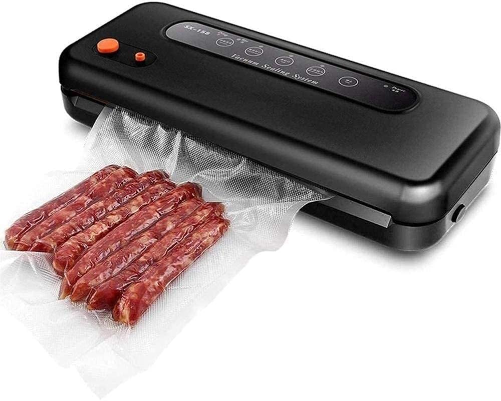 Sellador de Bolsas Selladora al Vacio Envasador al Vacío Selladora al vacío para uso doméstico de alimentos Máquina ahorradora de alimentos familiar Reduce los desechos Ahorra espacio y dinero Ide