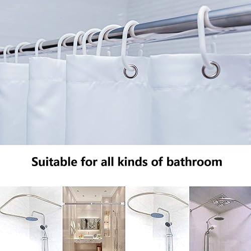 Miniatura 2 de Juego de cortinas de ducha de plumas de pavo real con alfombras para decoración de baño, cortinas de baño de plumas de lujo, juegos de baño azules y