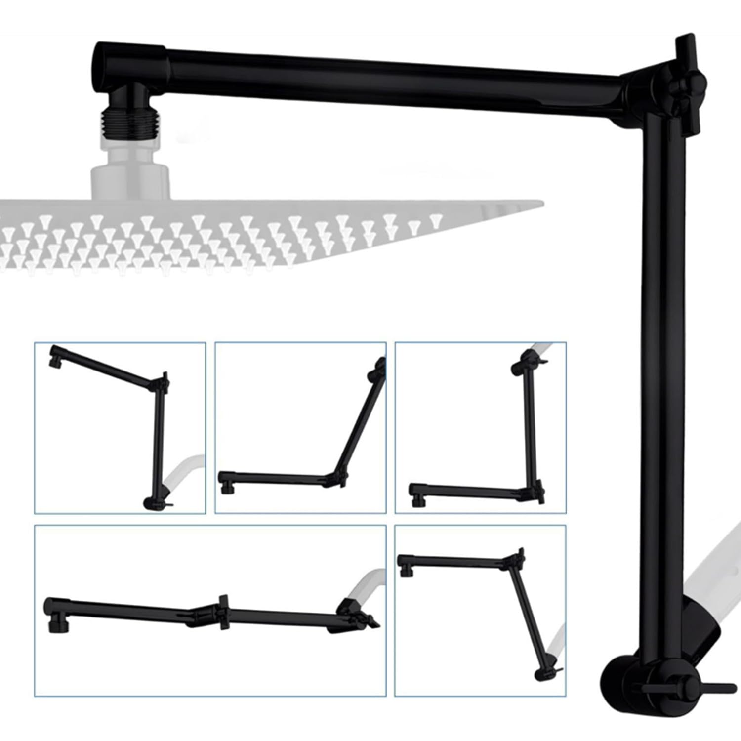 Prolunga Per Soffione Doccia - Tubo Estensione In Acciaio, Facile Da Montare - Foto 10