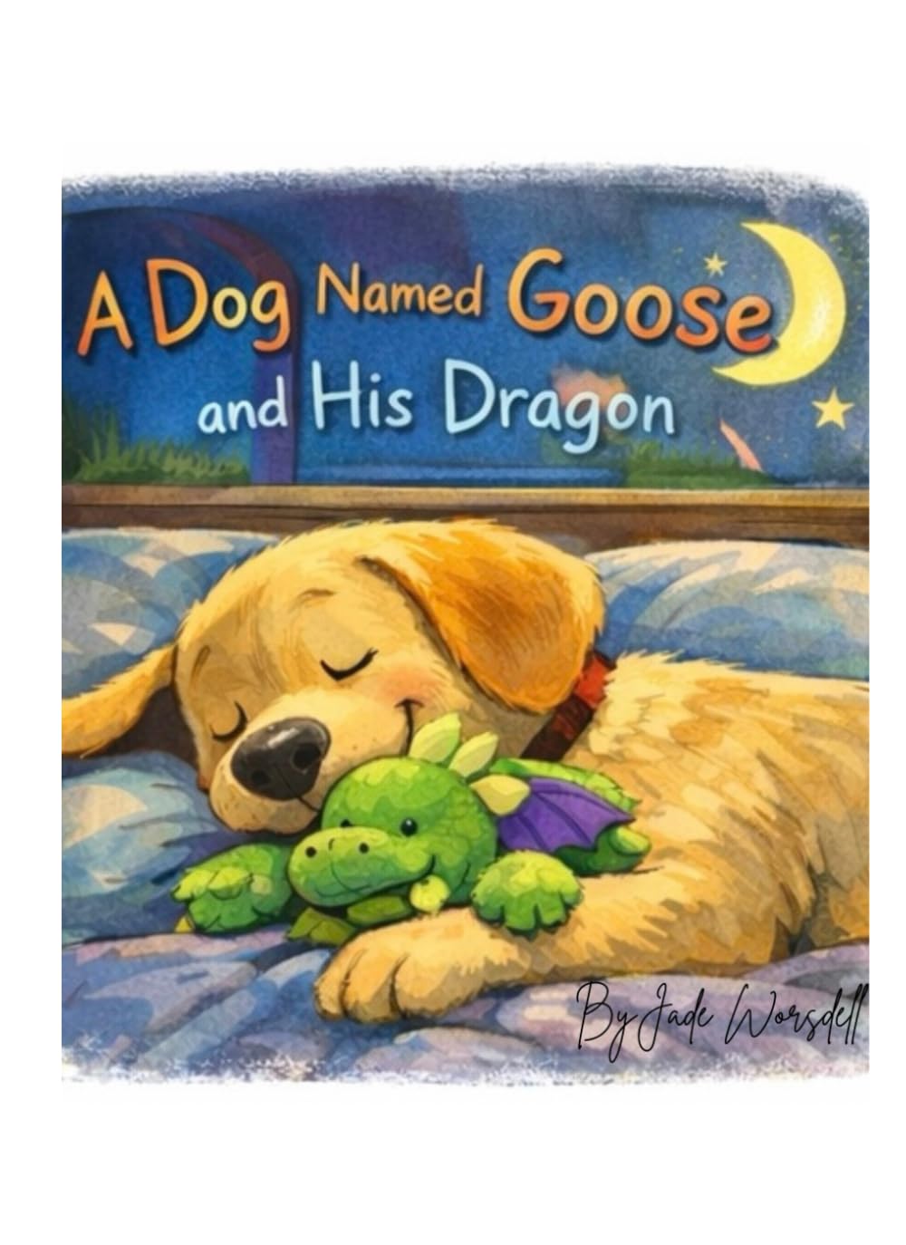 A dog named goose and his dragon