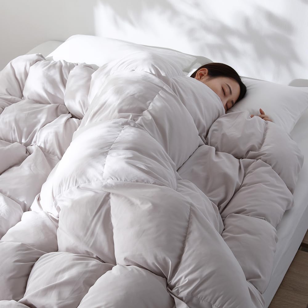 Amazon｜RASIK 掛け布団 シングル オフベージュ 冬 洗える 軽量 抗菌