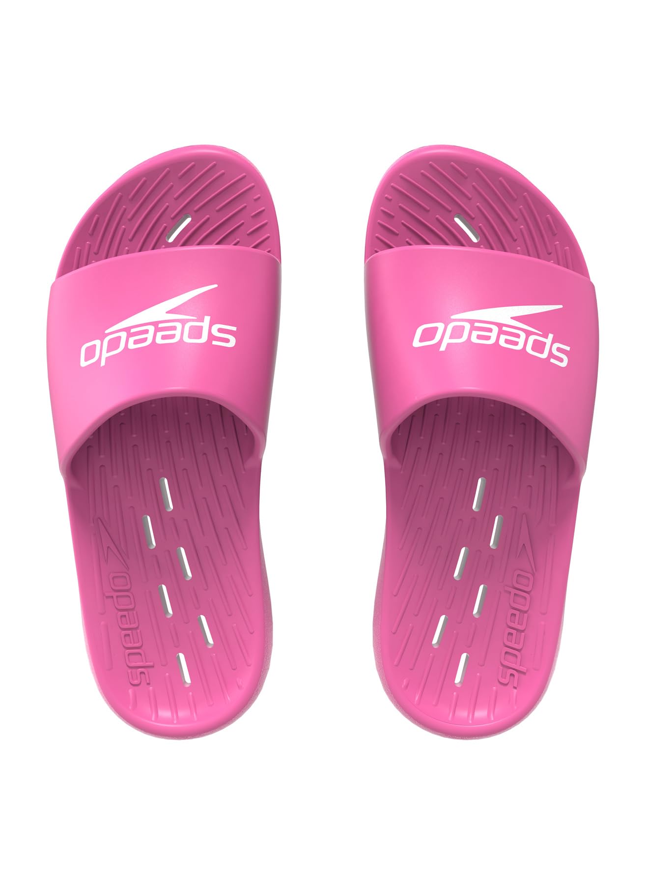 Speedo Slide J Sandalias, por Junior Unisex, Rosa/Blanco, 32