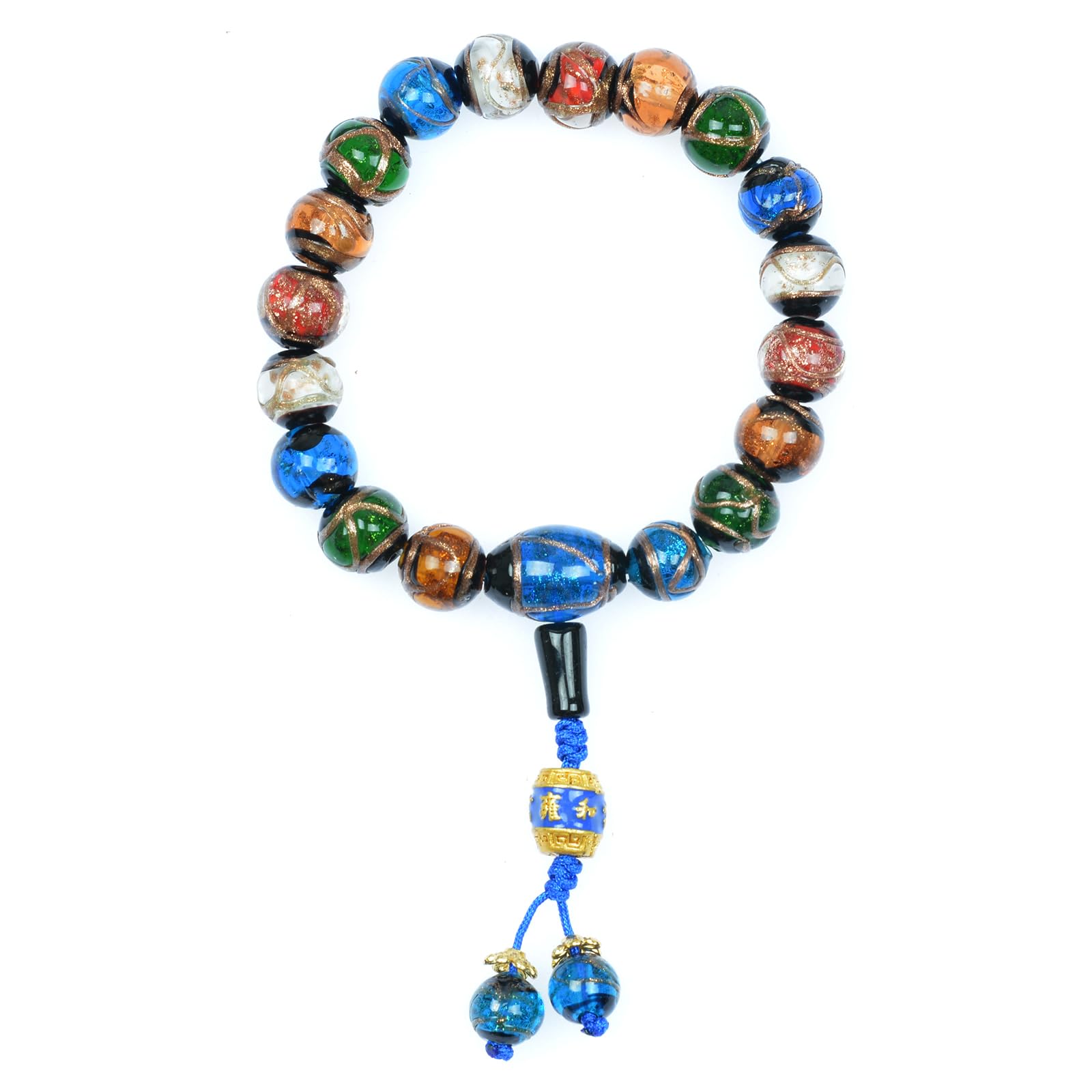 Tibetan Meditation Bracelets Handcrafted Blessed by Monks for Yoga, Chakra Healing, Mindfulness and Stress Relief