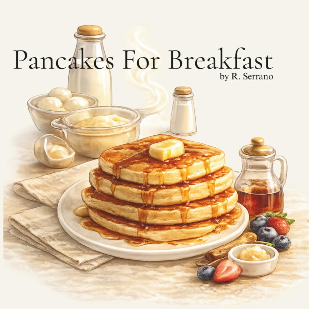 Pancakes For Breakfast: A Cozy Picture Book About Breakfast, Shapes, Toppings, and Morning Routines for Kids
