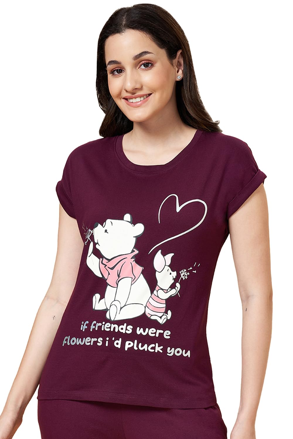 dreamz by pantaloons Women's Cartoon Comfort Fit Shirt-picture-55