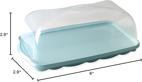 Miniatura 8 de Nordic Ware Molde para tartas de pan, molde de pan fundido estriado azul y clásico, capacidad de 6 tazas, color dorado