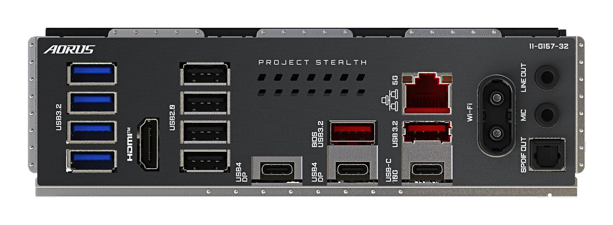 GIGABYTE X870 AORUS Stealth Carte Mère - Prend en Charge Les processeurs AMD Ryzen 9000, VRM numérique 16+2+2 Phases, Jusqu’à 8200MHz DDR5 (O.C.), 2xPCIe 5.0 + 2xPCIe 4.0, Wi-FI 7, LAN 5GbE, USB 4
