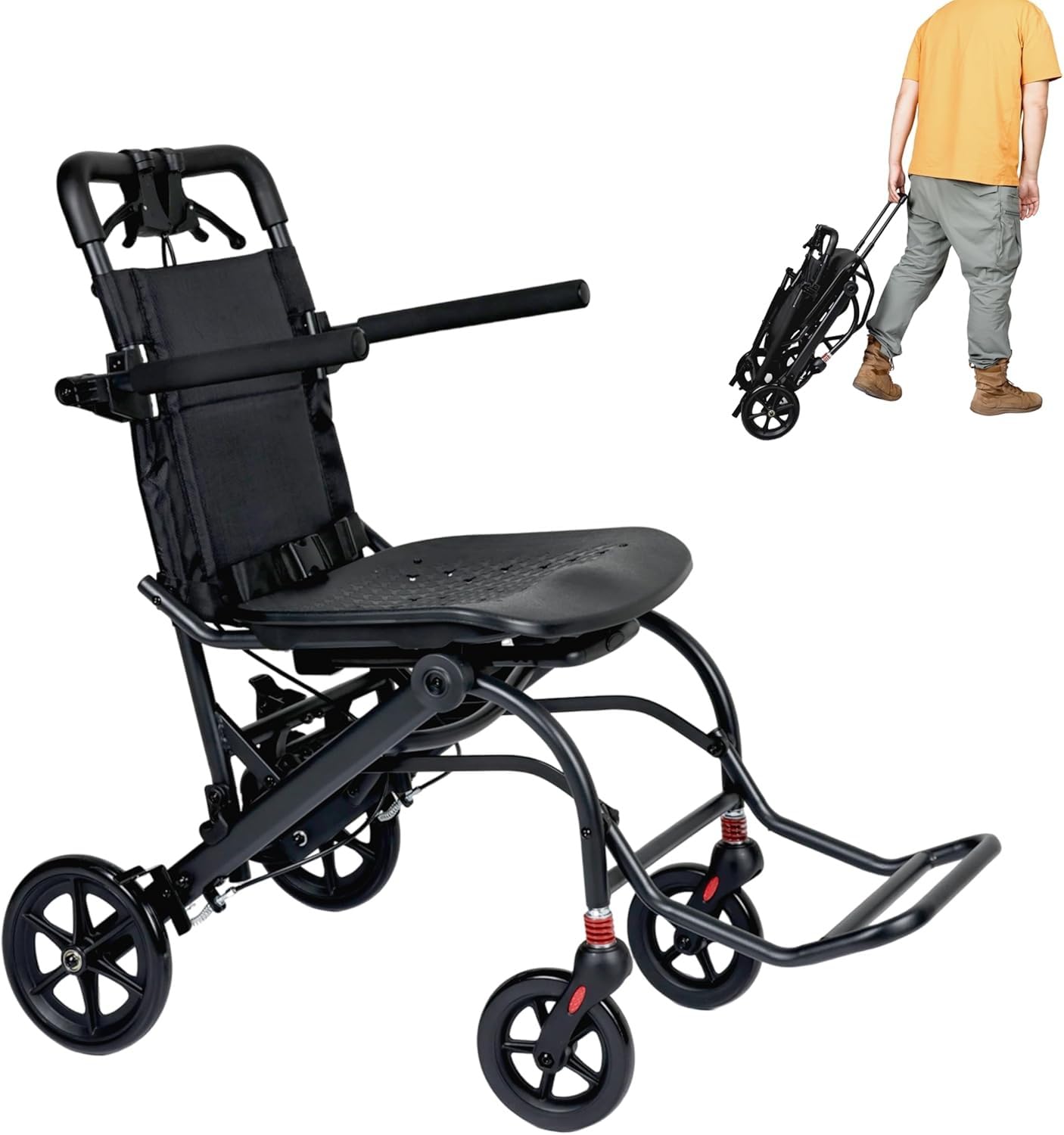 Amazon | FamilyRoots 車椅子 折畳み 軽量 コンパクト 介助型 車いす