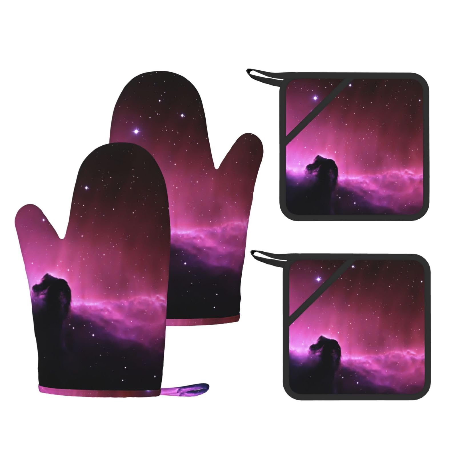 Gants résistants à la chaleur élégance ciel étoilé finitions soignées