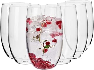 Krosno Wassergläser 6er Set, 510 ml, Blended Kollektion