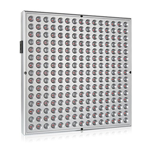 Flyelf 45W Lumières de Plantes Carrées, 225 LEDs Rouge & Bleu Grow Light Légumes Hydroponique Fleur Plante Serre Garden Plantes AC85~264V