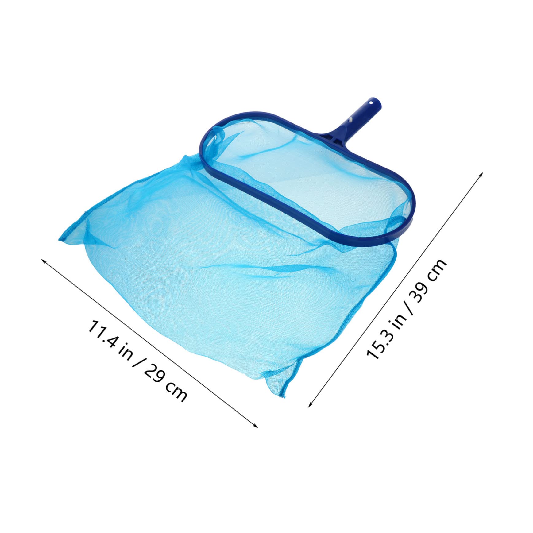 Effortless Pool Cleaning Leaf Skimmer Net Brush Set Wall Brush Fine Mesh Net and Pole 5-in-1 Kit for Spa Hot Tub Pond Pool