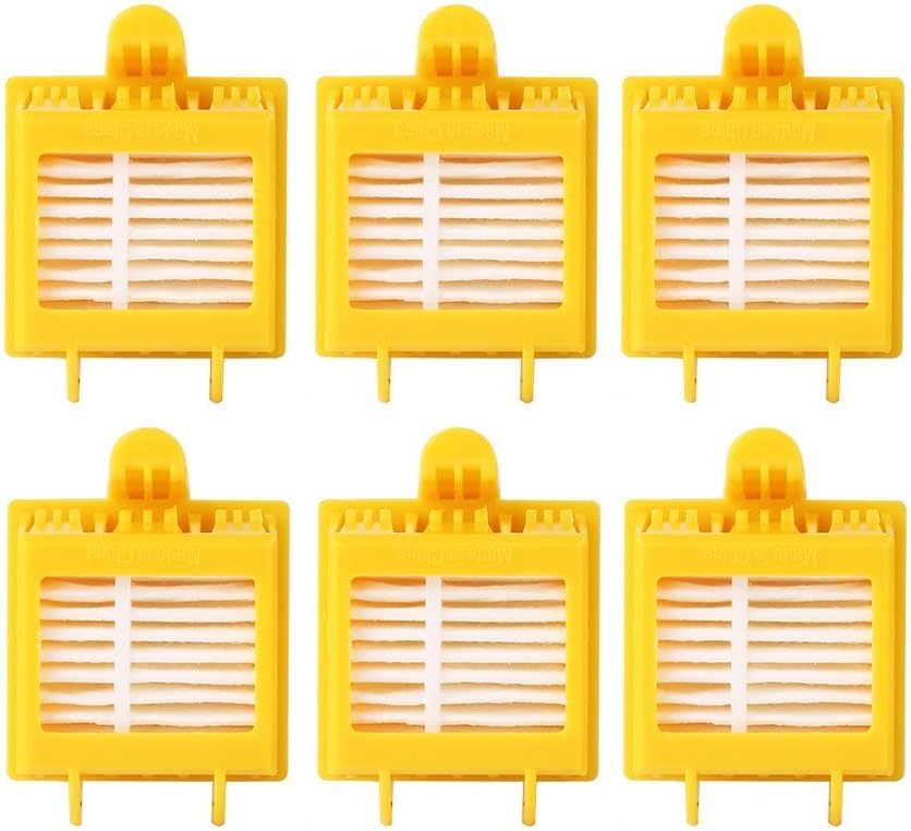 efluky Replacement HEPA Filter Parts Accessories for iRobot Roomba 700 Series 700 720 750 760 765 770 772 774 775 776 780 782 785 786 790(6-Pack)