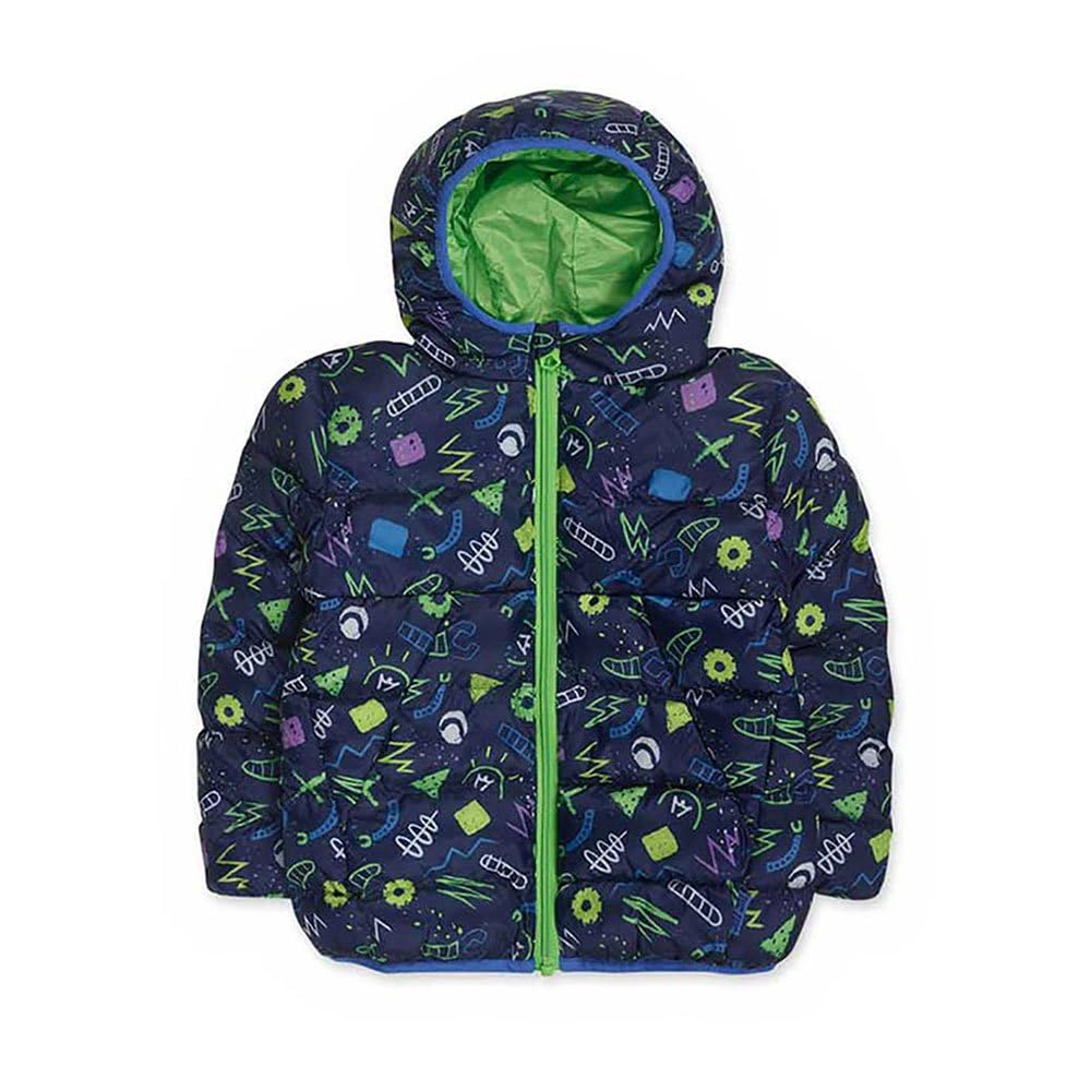 Tuc Tuc Parka acolchada de niño color azul marino colección robot maker