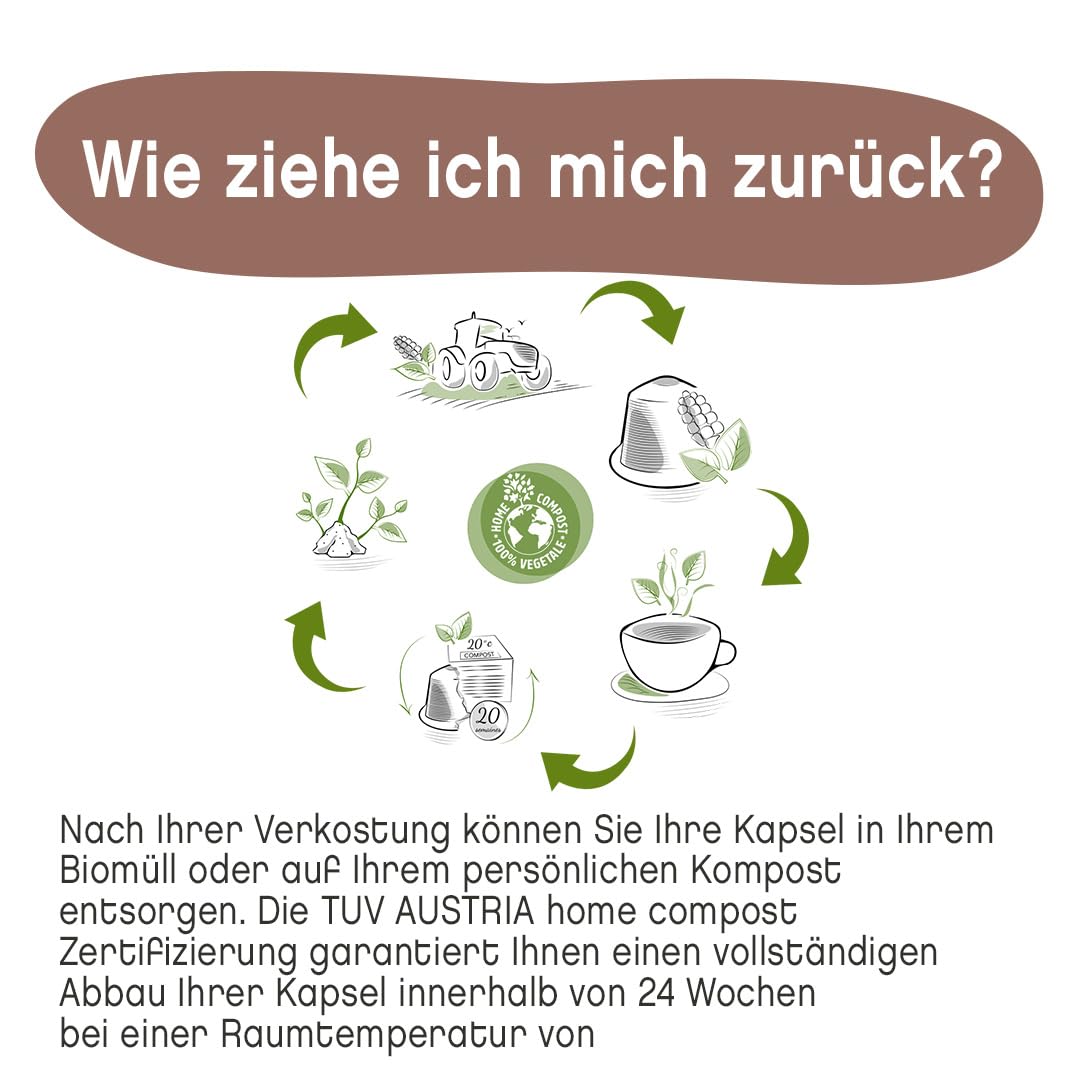 TERRAMOKA - Exzellenter Bio-Kaffee - 100% reiner Arabica aus Peru - Fruchtig, nuanciert und rassig - 300 Kapseln Kompatibel Zero Waste - Mr Albert- Frankreich