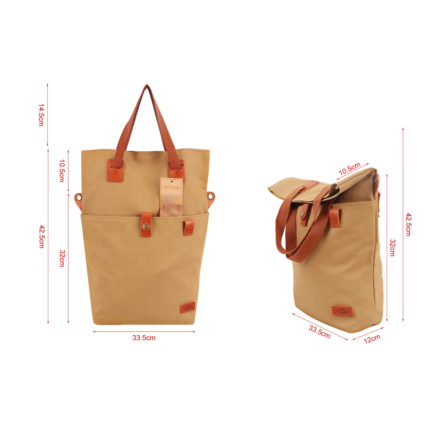 Borsa per bicicletta 3 in 1 per bicicletta, da donna, borsa per la spesa, per attività all'aperto, ufficio