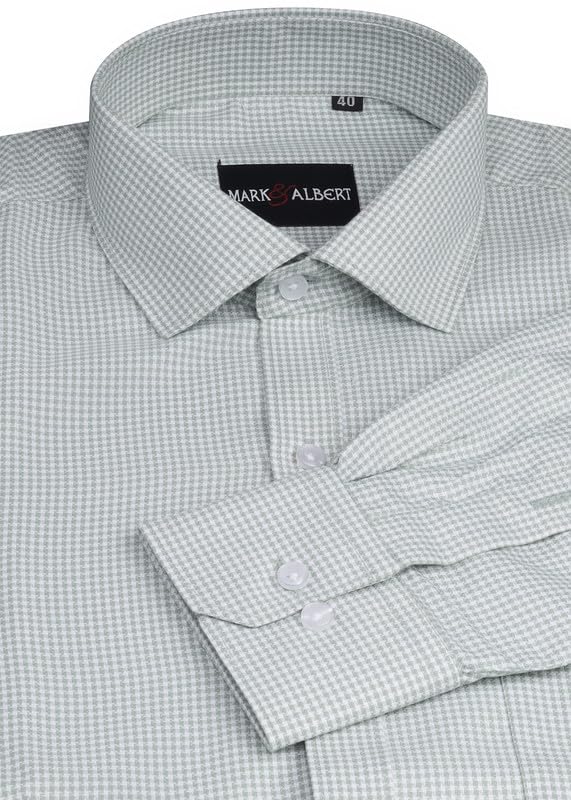 Image of Mark & Albert Men's Digital Print Full Sleeves Regular Fit Shirt