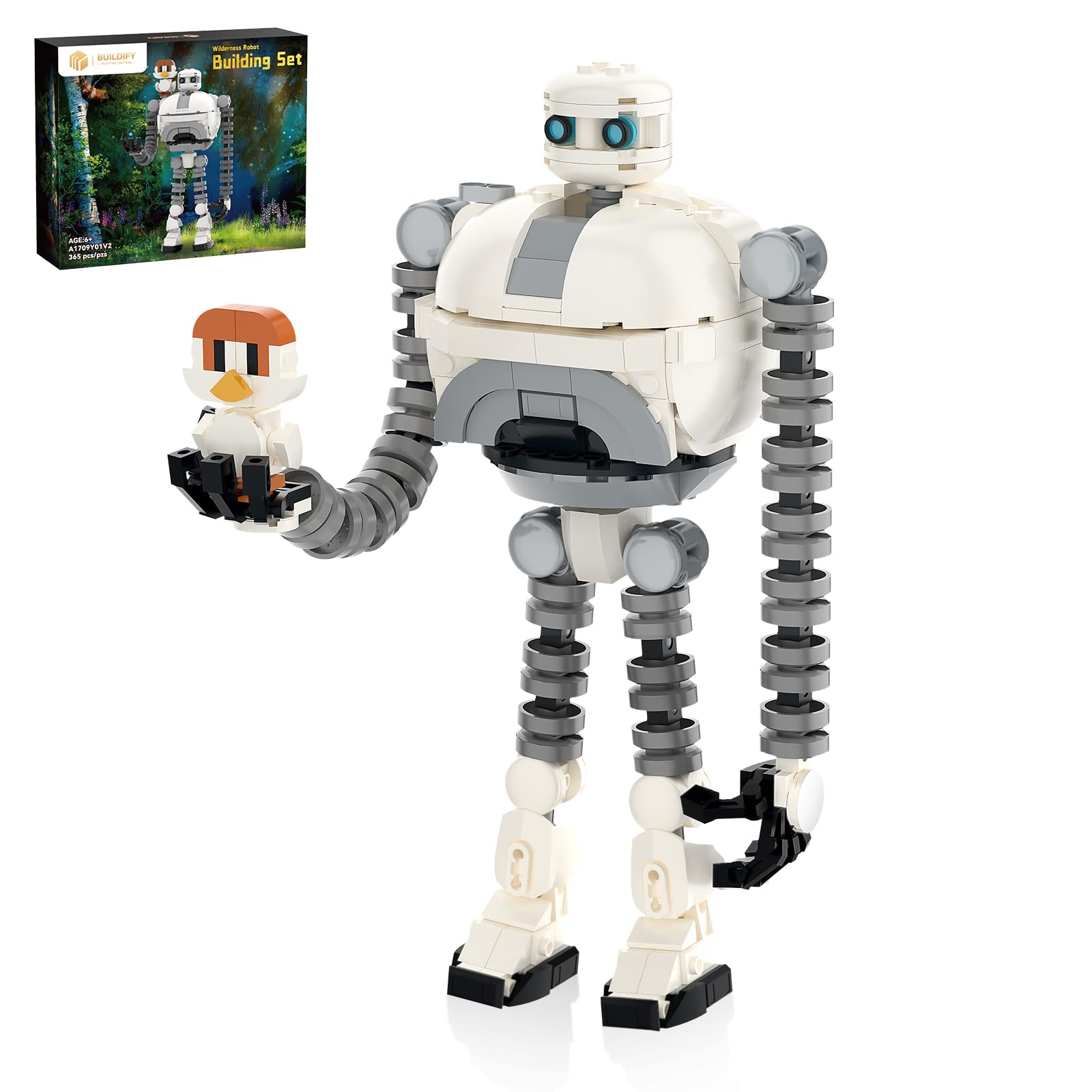 Amazon.com: Wildarness Robot & Brightbill Building Set for Boys