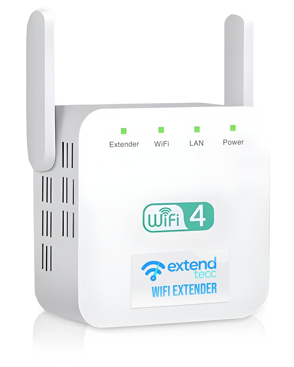 Extend Tecc, Extend Tecc WiFi Booster, Extendtecc WiFi Booster 2022, WiFi Range Extender 300Mbps, Wireless Signal Repeater Booster 2.4 & 5GHz Dual Band 4 Antennas 360° Full Coverage