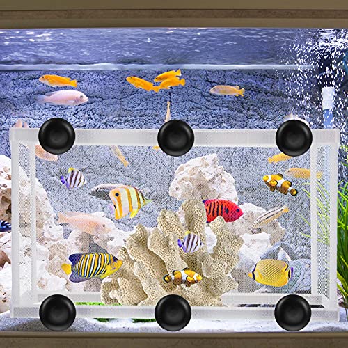 2 Pieces Fish Tank Breeder Net Big Breeding Fish Netting Fish Hatchery