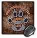 Price comparison product image 3dRose mp_22027_1 8 x 8-Inch Australian Cattle Dog Love Dog Breed in Gray and Brown Mouse Pad