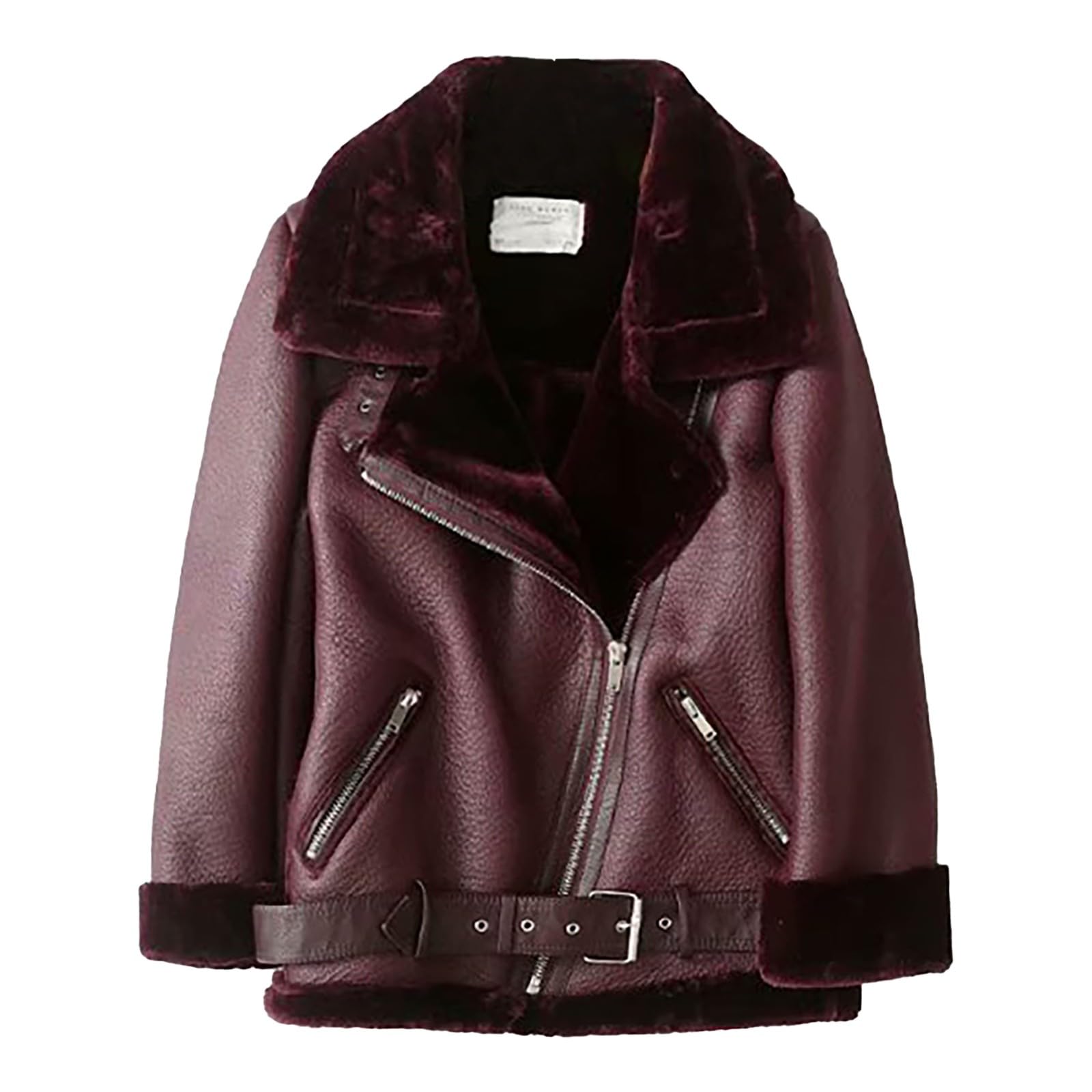 Chaqueta de forro polar para mujer, chaqueta de felpa con solapa, abrigo de entretiempo, chaqueta de forro polar de peluche, tallas grandes, abrigo para adolescentes y niñas, túnica suave,
