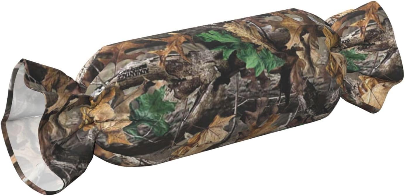 コールドツリー カモフラージュ プリント キャンディ 円柱 実用的 枕 万能 快適 寝室 リビングルーム 旅行