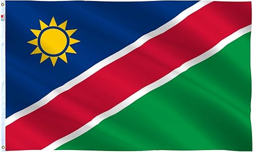 Miniatura 9 de rhungift Bandera de El Salvador de 3 x 5 pies para exteriores, grande, moderada para exteriores, ambos lados, poliéster 100D, cabecera de lona