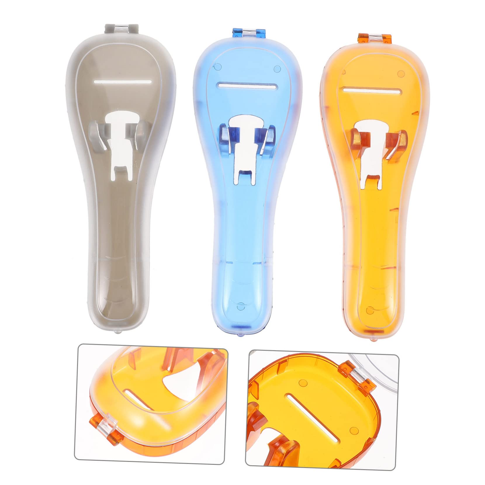 3pezzi Custodia Portatile Per Rasoio Antiurto Organizer Per Rasoio Scatola Resistente e Leggera Per Uso Interno Ed Esterno