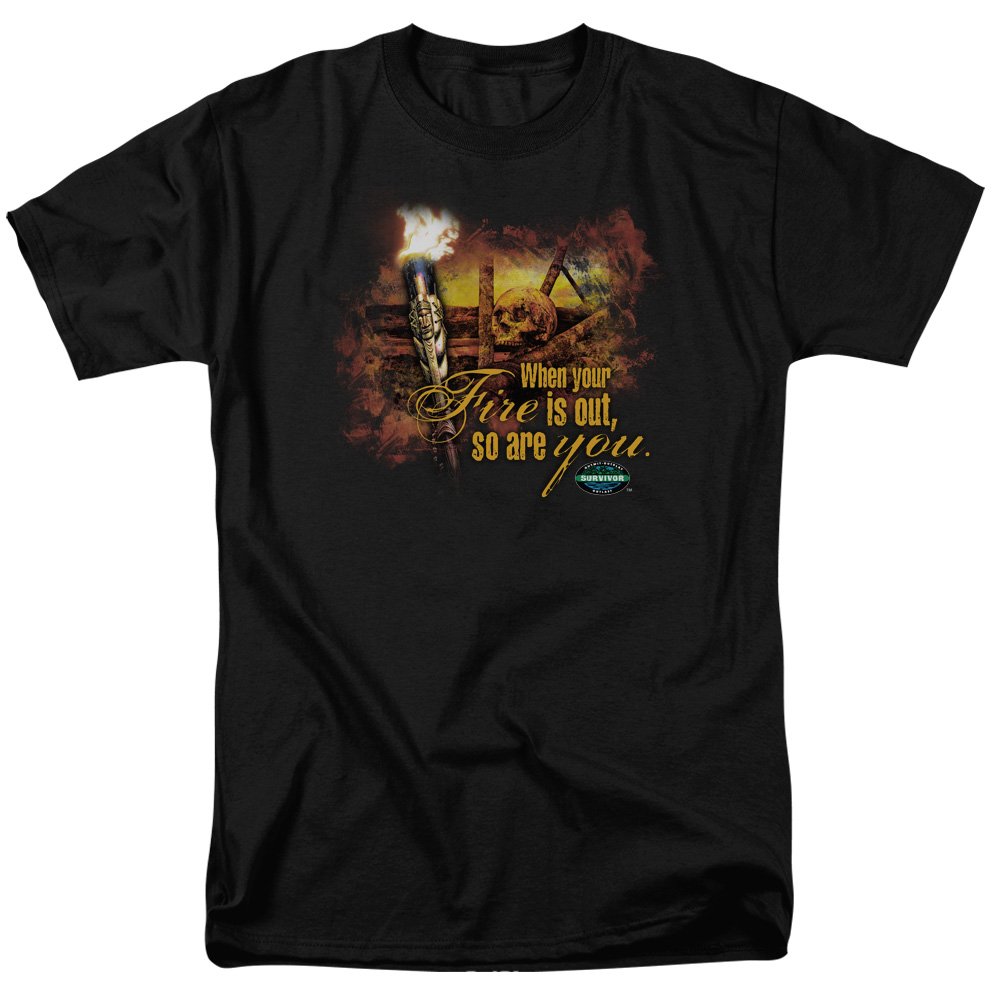Survivor CBS TV Series Fires Out Adult T-Shirt Tee