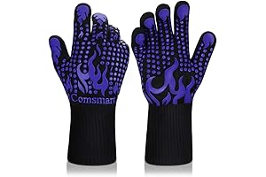 Silicone BBQ Gloves: Master the Heat with 1472°F Protection