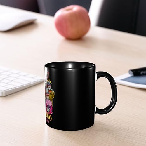 Miniatura 8 de Tazas novedosas de cerámica de 11 oz de película de terror Killer Klowns from Outer Space, taza de té para el trabajo, viajes, hogar, regalo apto