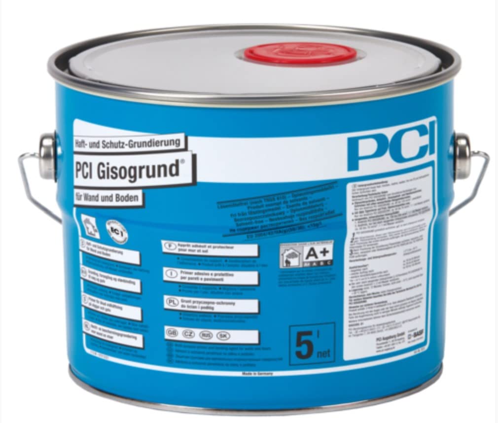 PCI isogrund antiadherente de y – Imprimación para suelo y pared, 5 L)