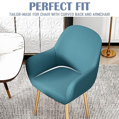 Housse de chaise extensible pour protéger des griffures et taches rose 4pcs