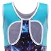 ZNYUNE Niña Maillots Gimnasia sin Manga 166 Galaxia 4A