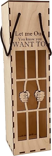 Miniatura 1 de Wine Gift Box - Wine Jail Gift (Natural Birch)