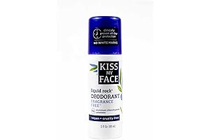 Kiss My Face Deodorant Liquid Rock Roll On, Fragrance Free