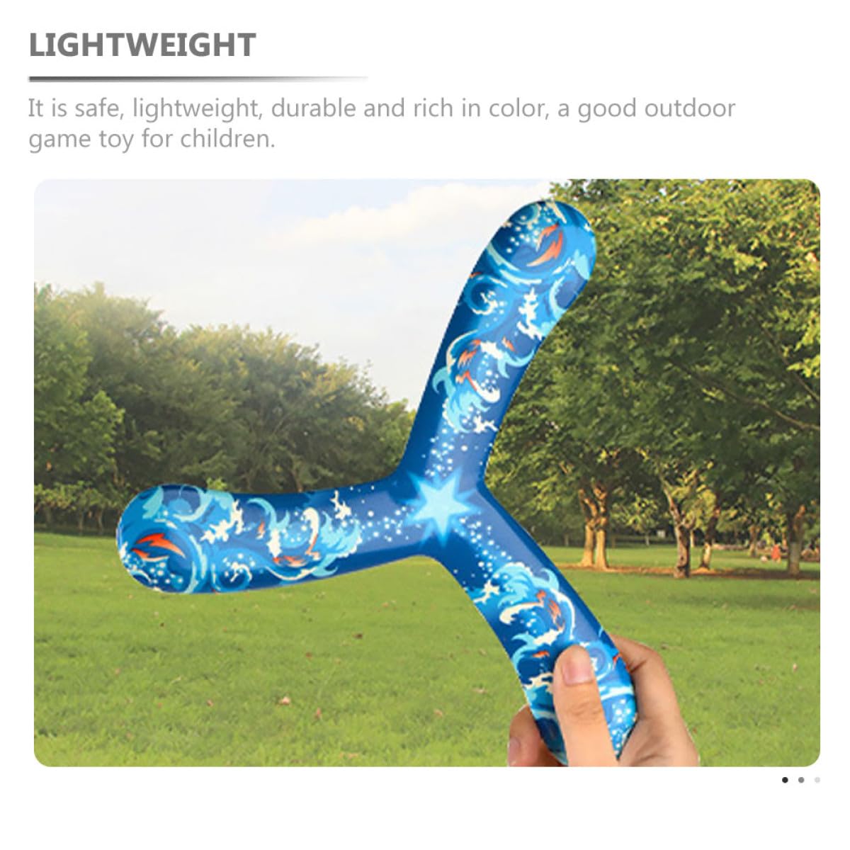 Juguetes Interactivos para Niños 4 Piezas Bumeranes de Palas en PU Diseño Simple para Entretenimiento al Aire Libre y Coordinación Física Segura