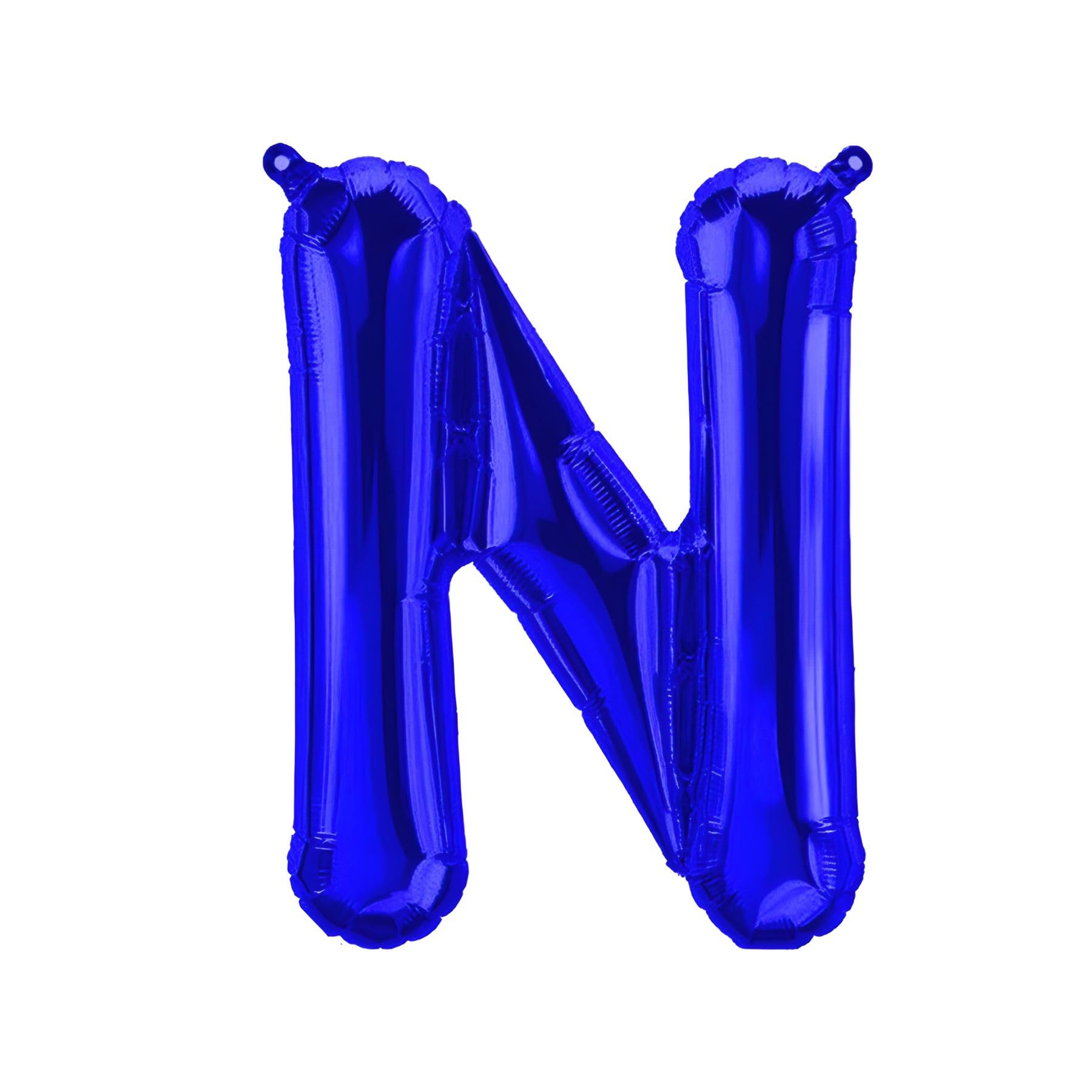 Foil Balloons Letters Blue - 40/80/100 cm for Birthday Wedding Party Decoration Happy Birthday JGA Gift Balloon Graduation Giant Balloon ABI Large XXL Small Mini Pink Boys 40 cm - N)