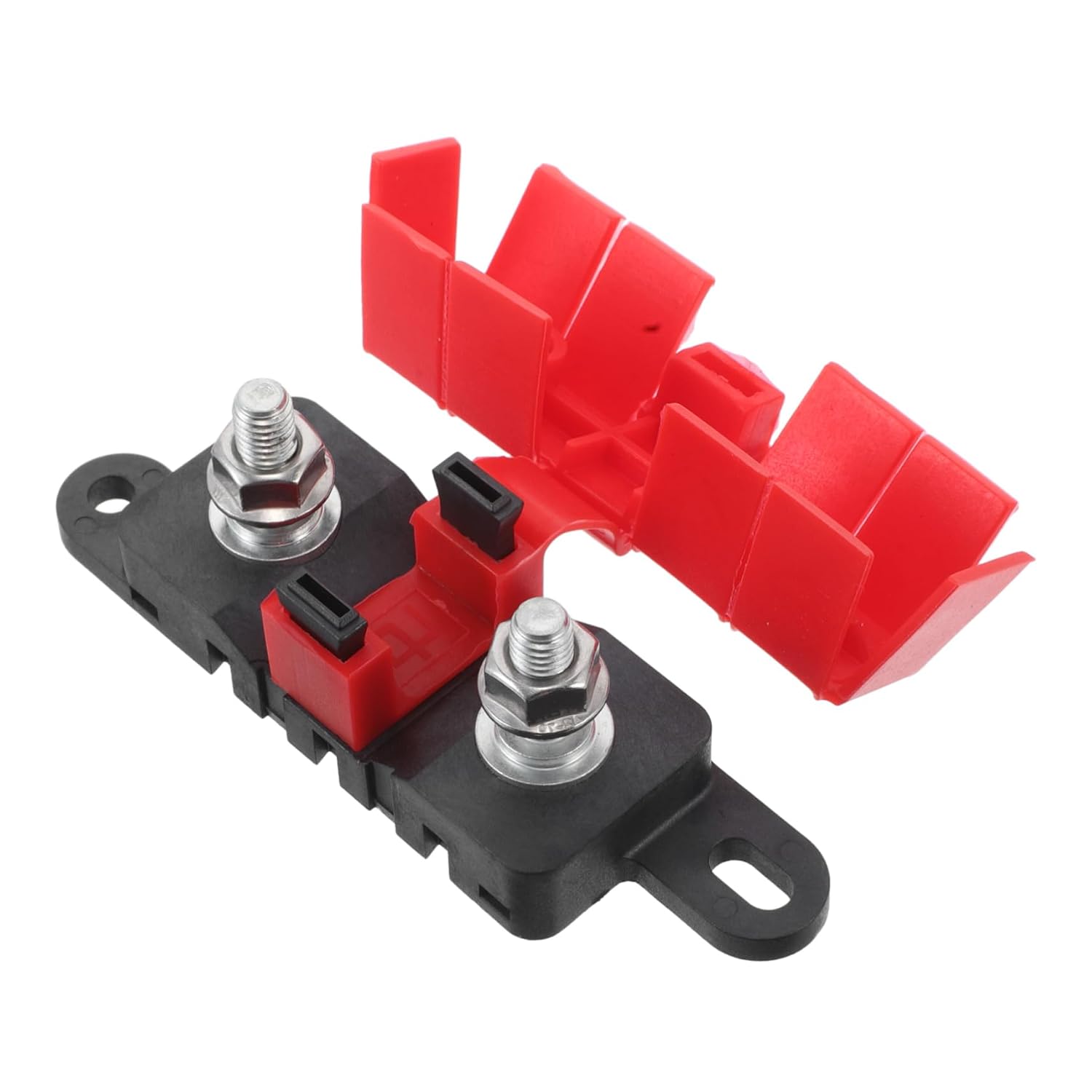 Replacement Bolt Down Fuse Holder for Automotive Trucks Rvs and Boats Durable Design Terminals for Vehicle Modifications and Heavy Duty Applications