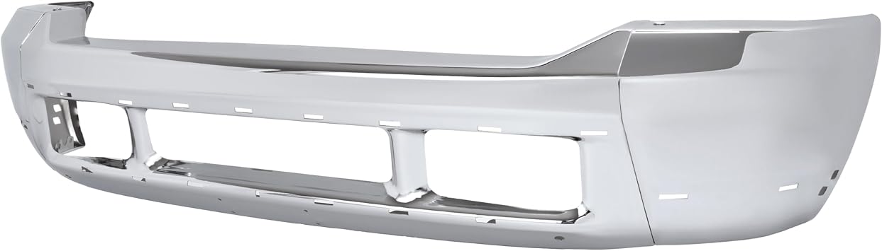 ALMULOO Front Impact Bar Compatible With 1999-2004 Ford F-250 F-350 F-450 F-550 Super Duty Excursion Replacement for FO1002375 3C3Z17757BA Bumper Face Reinforcement Bar W/Molding Holes 3 Pieces
