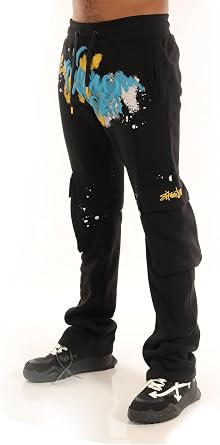 SCREENSHOT-Fleece Pants 4202 Mens Streetwear Urban Fit Fleece Pants - Street Fashion Sweatpants Ribbed Wasteband