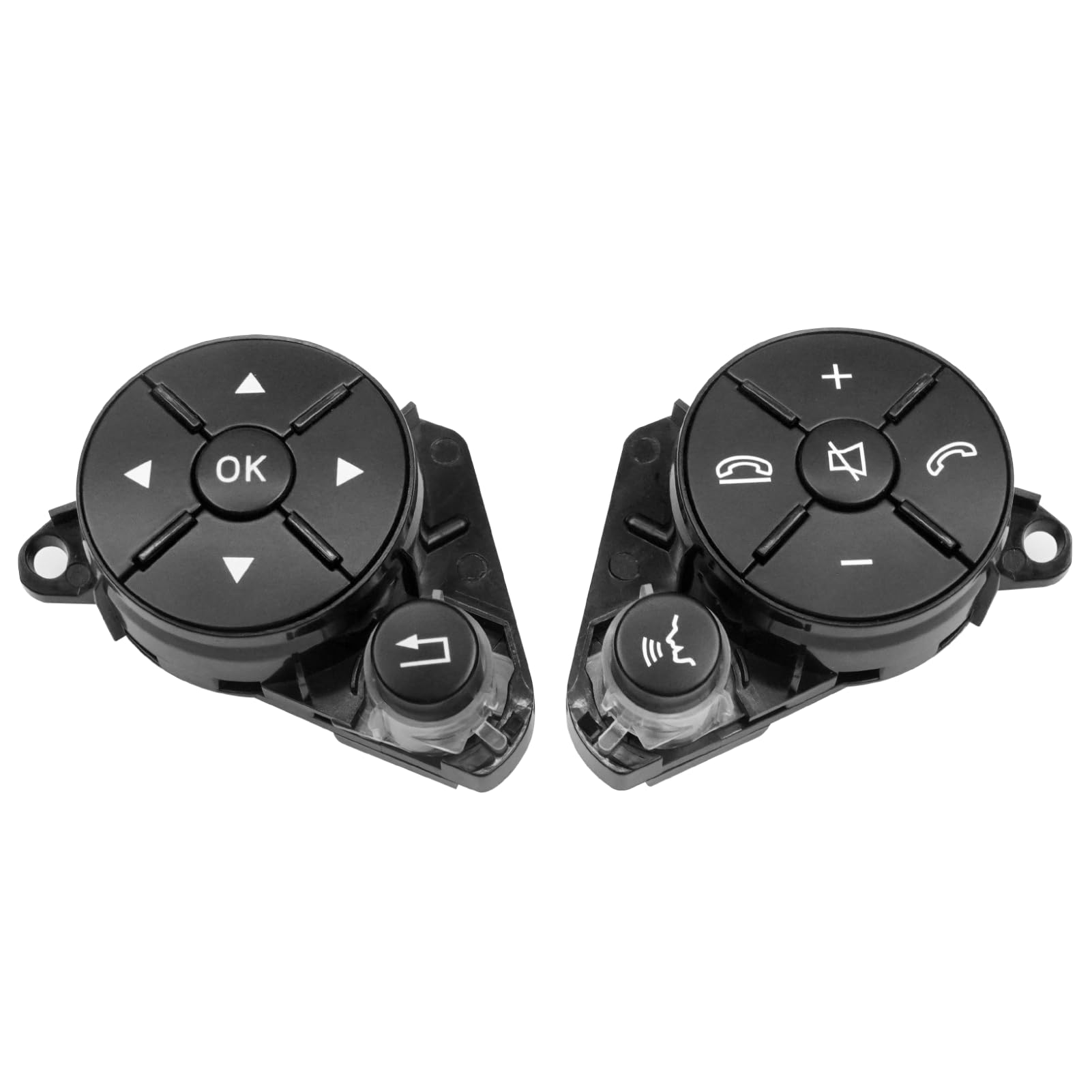 Jaronx Compatible with Mercedes Benz Steering Wheel Buttons Replacement C Class W204 2007-2010/E Class W212 2009-2011 /GLK X204 2008-2012, Steering