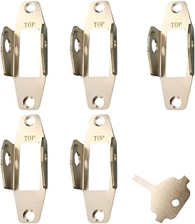5 Pack LKOUT-40 SS Lockout Bracket, Stainless Steel Switch Lockout Bracket Wall Plate Safety Lock Compatible with SS TGL WP – Secure Lockout Device for Electrical Switch Protection