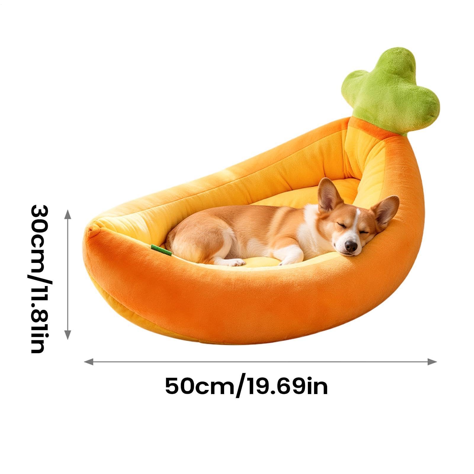 Cuccia Gatti Cuscino Carota Lavabile Calmante Morbido Staccabile Per | Cuccia Da Cani Tappetino Da Gatti Per Cuccioli Coniglietti Camera Da Soggiorno Balcone